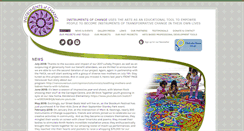 Desktop Screenshot of instrumentsofchange.org